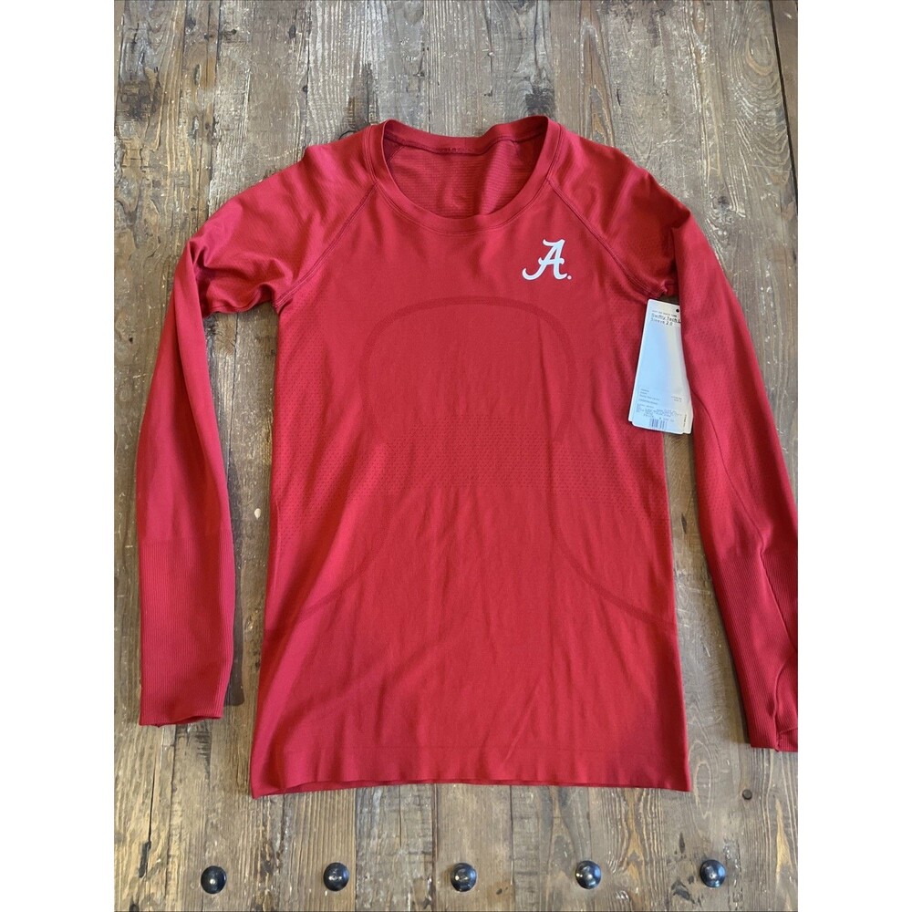 lululemon swiftly tech long sleeve 2.0 University of Alabama Script A Sz 6 Women